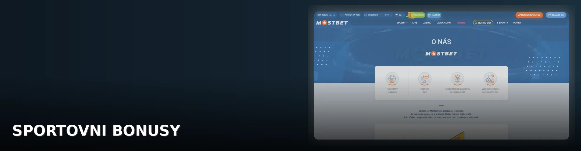 Mostbet - bonusy
