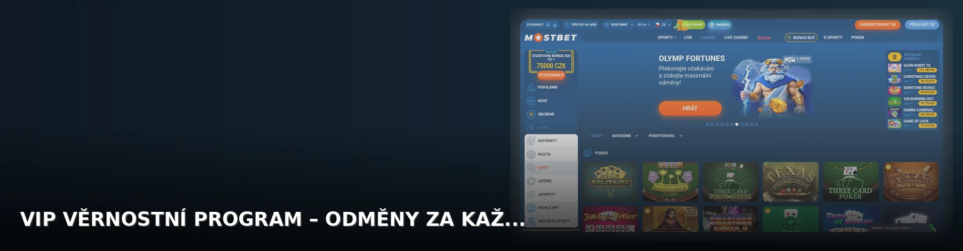 Mostbet - bonusy