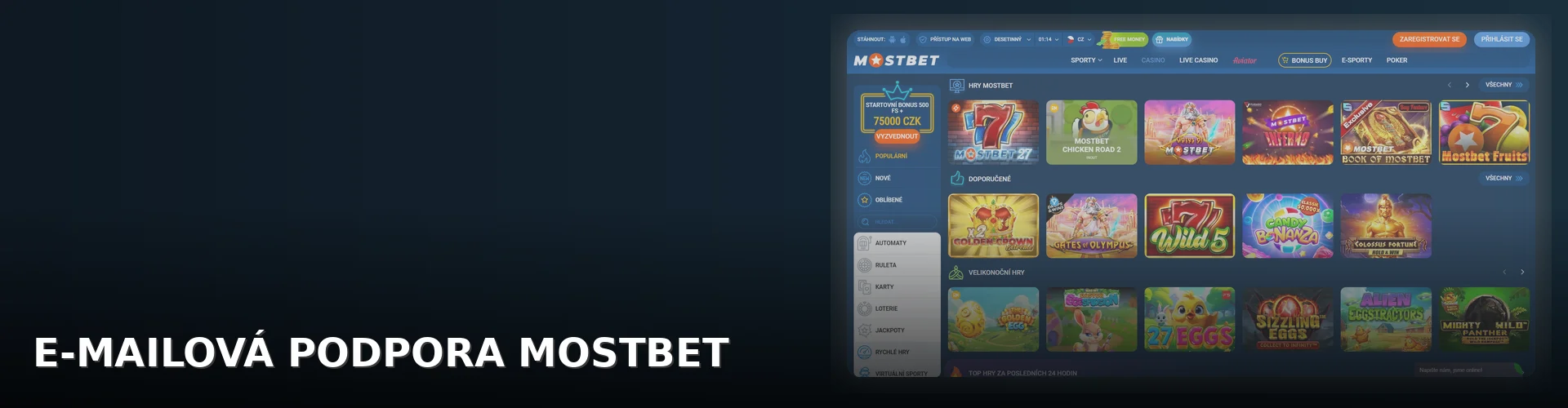Mostbet - kontakt