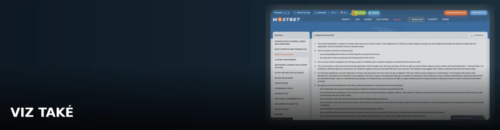 Mostbet - kontakt