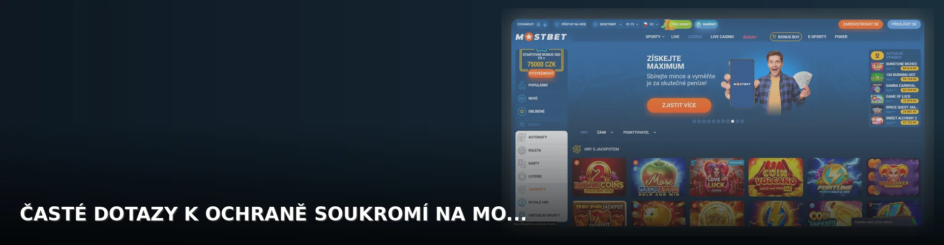 Mostbet - ochrana_soukromi