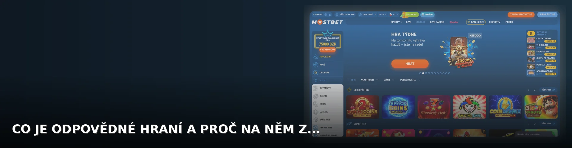 Mostbet - odpovedne_hrani