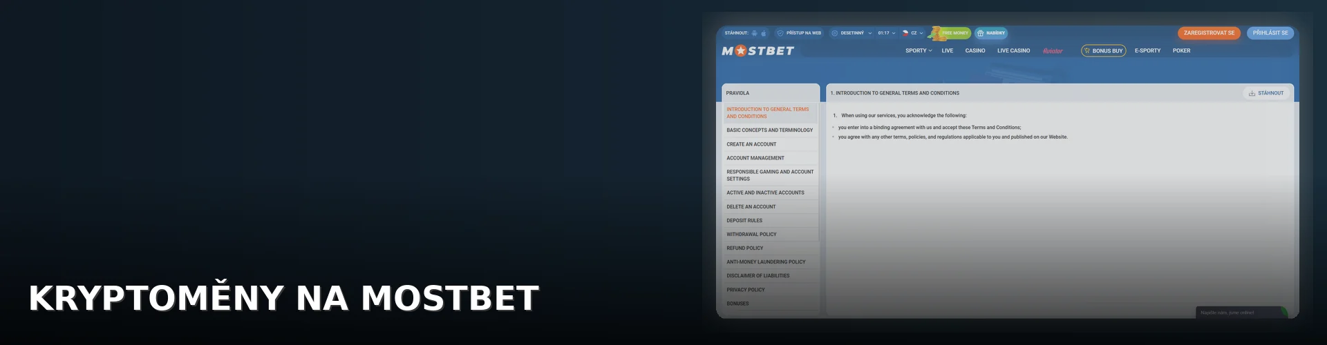 Mostbet - platebni_metody