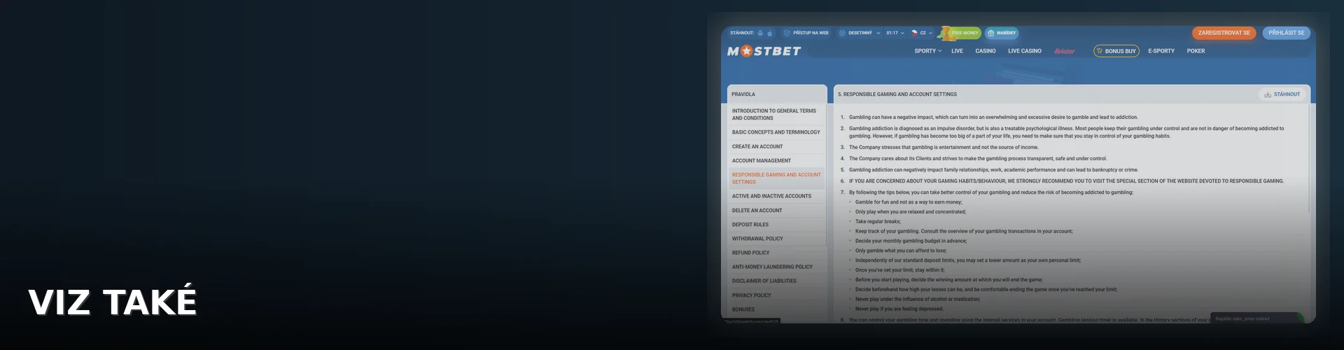 Mostbet - platebni_metody