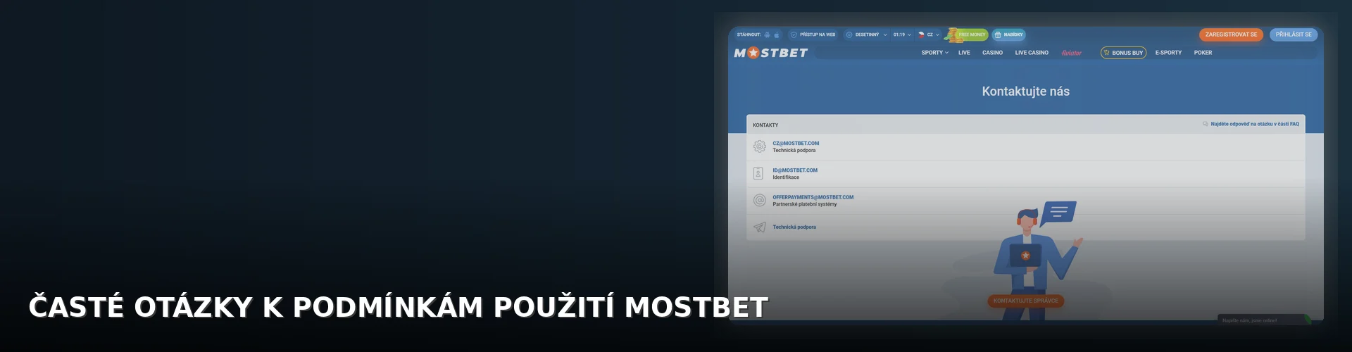 Mostbet - podminky