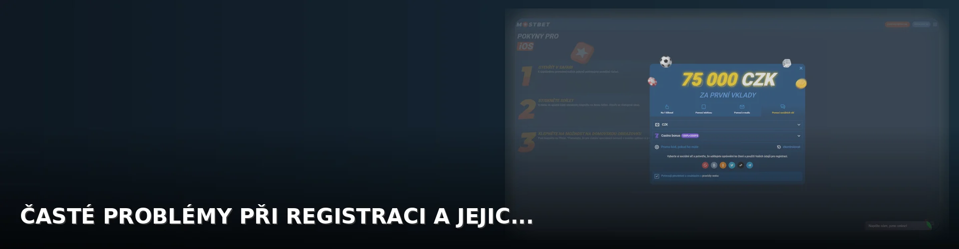 Mostbet - registrace