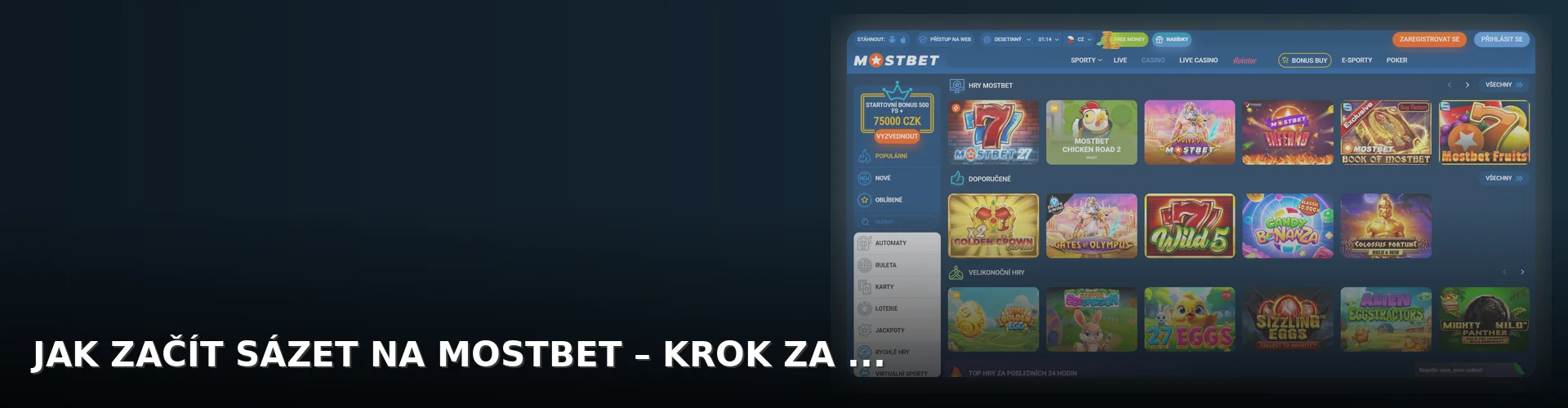 Mostbet sportovni sazky