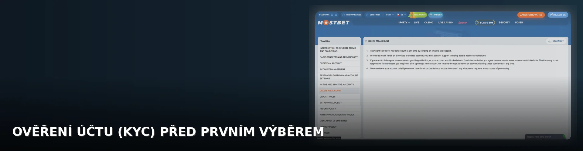 Mostbet - vyber_penez