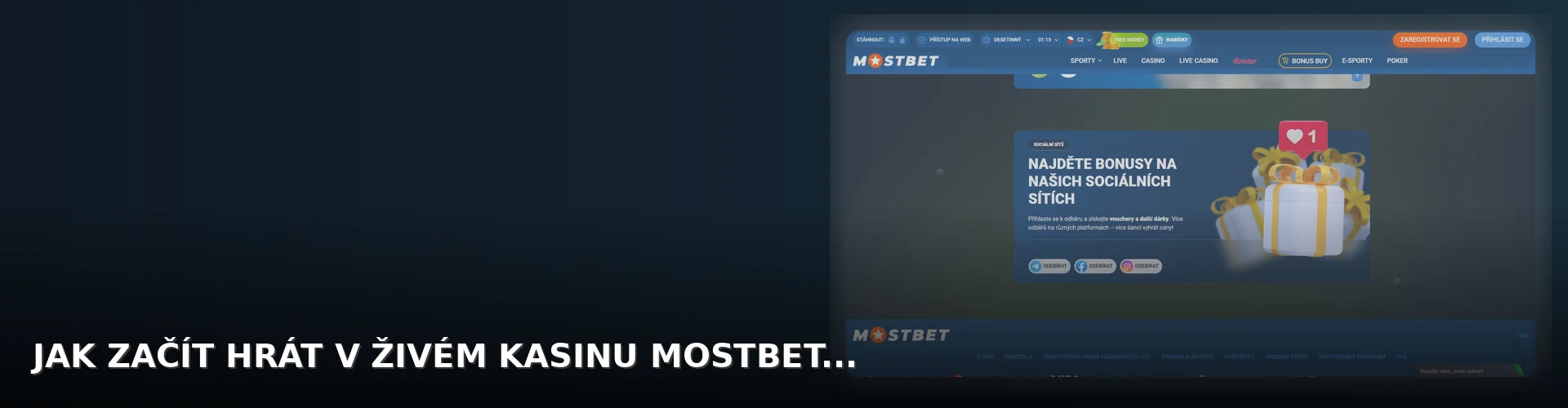 Mostbet - zive_casino