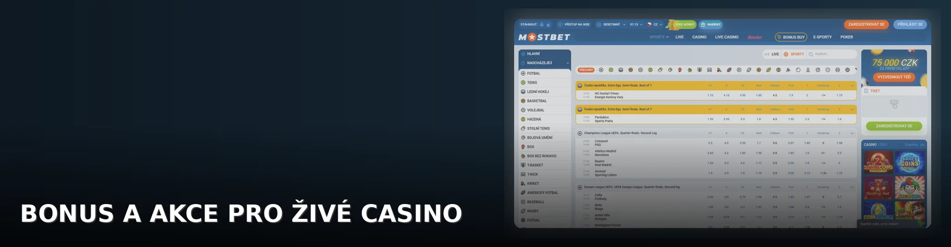Mostbet - zive_casino